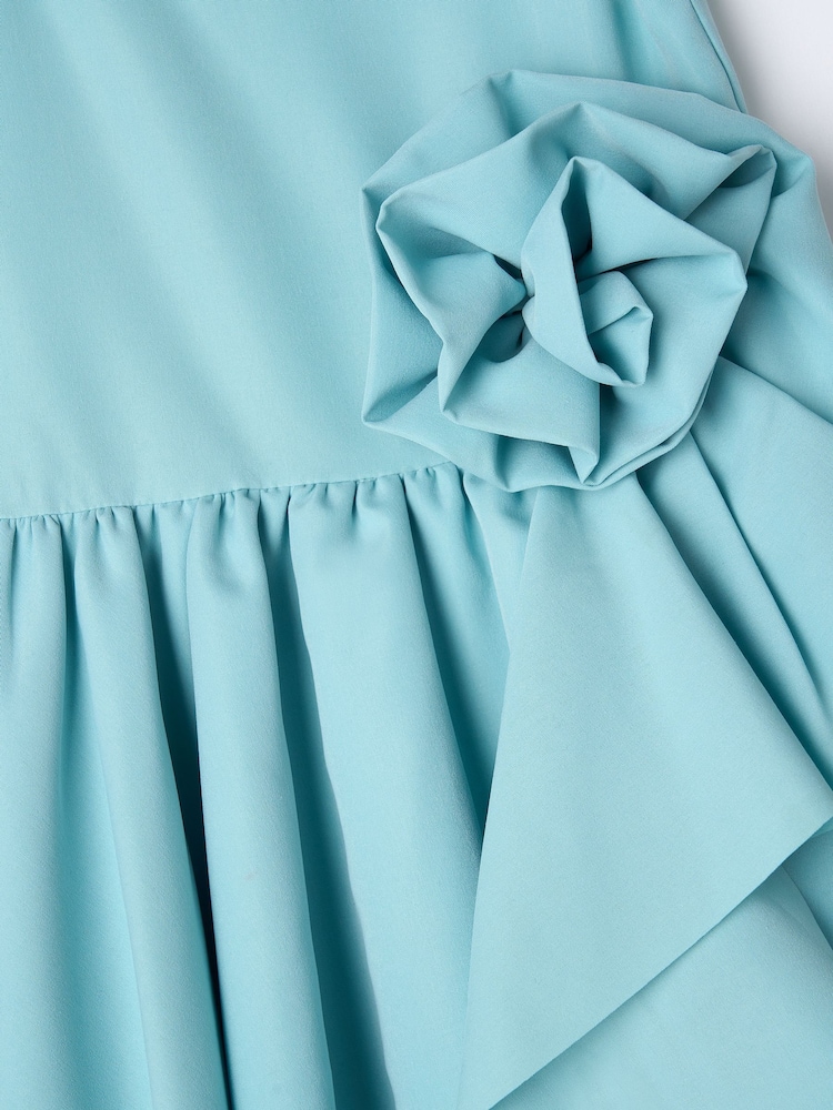 Angel & Rocket Green Lourdes Corsage Waist Dress - Image 10 of 10