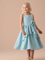 Angel & Rocket Green Lourdes Corsage Waist Dress - Image 3 of 10