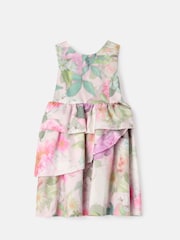 Angel & Rocket Lilah Peplum Tiered Print Dress - Image 5 of 14