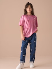 Angel & Rocket Pink Luna Foil Jersey Top - Image 2 of 6