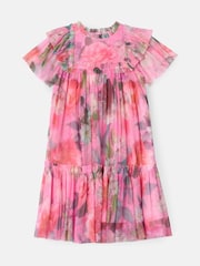 Angel & Rocket Pink Printed Tulle Dress - Image 18 of 19