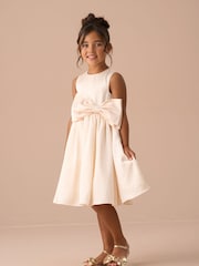 Angel & Rocket Cream Sophie Diamonte Bow Dress - Image 1 of 7