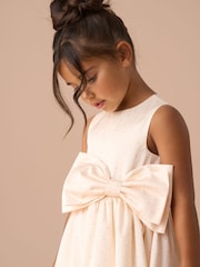 Angel & Rocket Cream Sophie Diamonte Bow Dress - Image 4 of 7