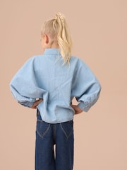 Angel & Rocket Blue Stella Denim Shirt - Image 3 of 8