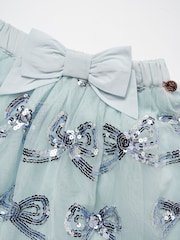 Angel & Rocket Blue Jolie Mesh Sequin Skirt - Image 6 of 6