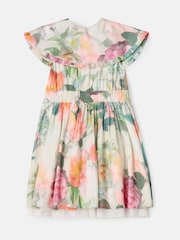 Angel & Rocket Green Chloe Multi Cape Collar 100% Cotton Dress - Image 6 of 7