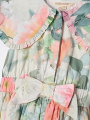 Angel & Rocket Green Chloe Multi Cape Collar 100% Cotton Dress - Image 7 of 7