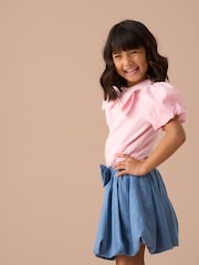 Angel & Rocket Pink Aofie Bow T-Shirt - Image 3 of 6