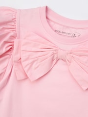 Angel & Rocket Pink Aofie Bow T-Shirt - Image 6 of 6