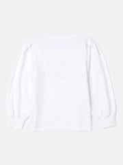 Angel & Rocket White Erin Sequin Slogan Top - Image 5 of 6