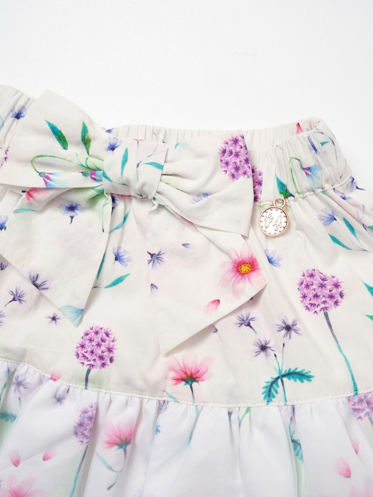 Angel & Rocket White Perla Puff Ball 100% Cotton Skirt - Image 8 of 8 Angel & Rocket White Perla Puff Ball 100% Cotton Skirt - Image 8 of 8