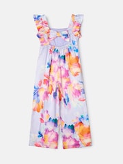 Angel & Rocket Purple Tia Wide Leg Print Jumpsuit - Image 5 of 7