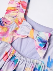 Angel & Rocket Purple Tia Wide Leg Print Jumpsuit - Image 7 of 7