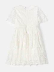 Angel & Rocket White Mavea Collared Lace Dress - Image 7 of 8
