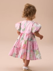 Angel & Rocket Lilah gelaagde bloomerjurk met bloemenprint van 100% katoen - Image 2 of 3