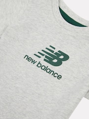 New Balance Grey Baby Boys T-Shirt and Jogger Set - Image 4 of 5