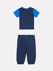 New Balance Blue Baby Boys T-Shirt and Jogger Set - Image 2 of 5