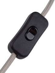 Voyage Maison Grey Aratus Wooden Lamp with Highland Cattle Shade - Image 2 of 3