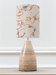 Voyage Maison Natural Japura Table Lamp with Carrara Abstract Shade - Image 3 of 3