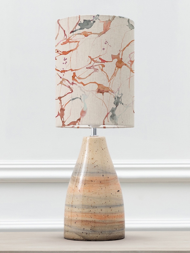 Voyage Maison Natural Japura Table Lamp with Carrara Abstract Shade - Image 3 of 3