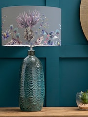 Voyage Maison Blue Jadis Ceramic Table Lamp with Elysium Floral Shade - Image 1 of 3