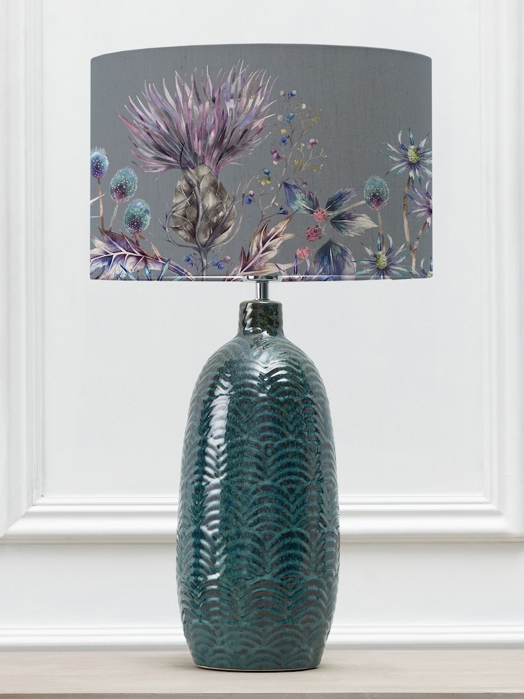 Voyage Maison Blue Jadis Ceramic Table Lamp with Elysium Floral Shade - Image 3 of 3