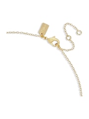 COACH Gold Tone Heart Pendant Necklace - Image 3 of 4