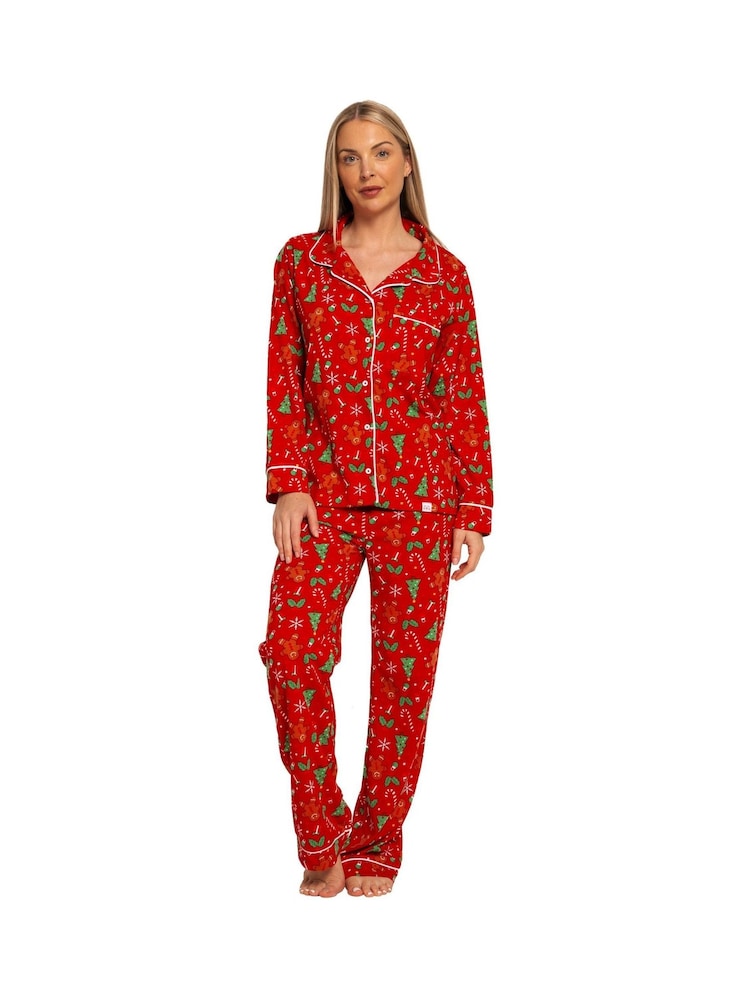 Harry Bear Red Gingerbread Christmas Pyjamas - Image 1 of 11
