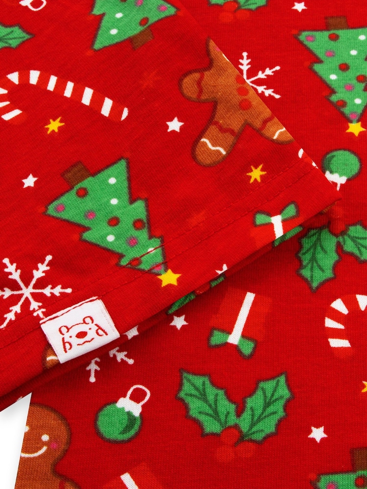 Harry Bear Red Gingerbread Christmas Pyjamas - Image 11 of 11