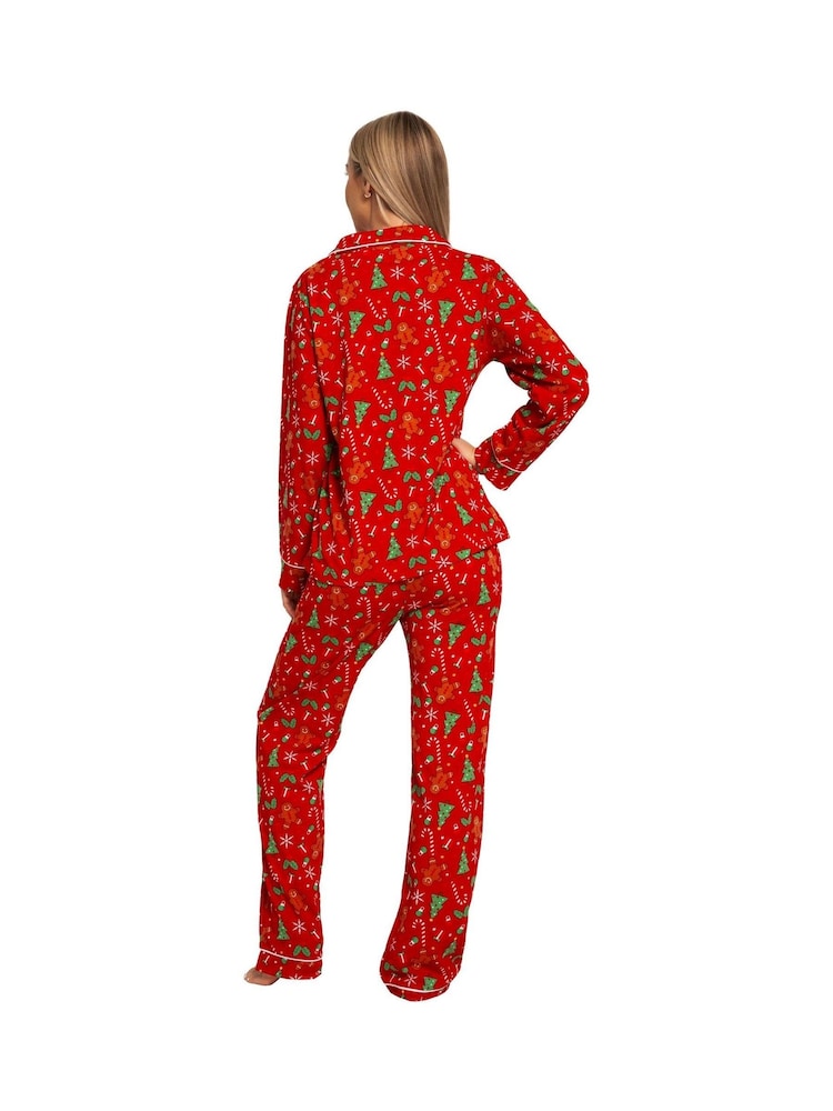 Harry Bear Red Gingerbread Christmas Pyjamas - Image 2 of 11