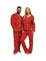 Harry Bear Red Gingerbread Christmas Pyjamas - Image 5 of 11