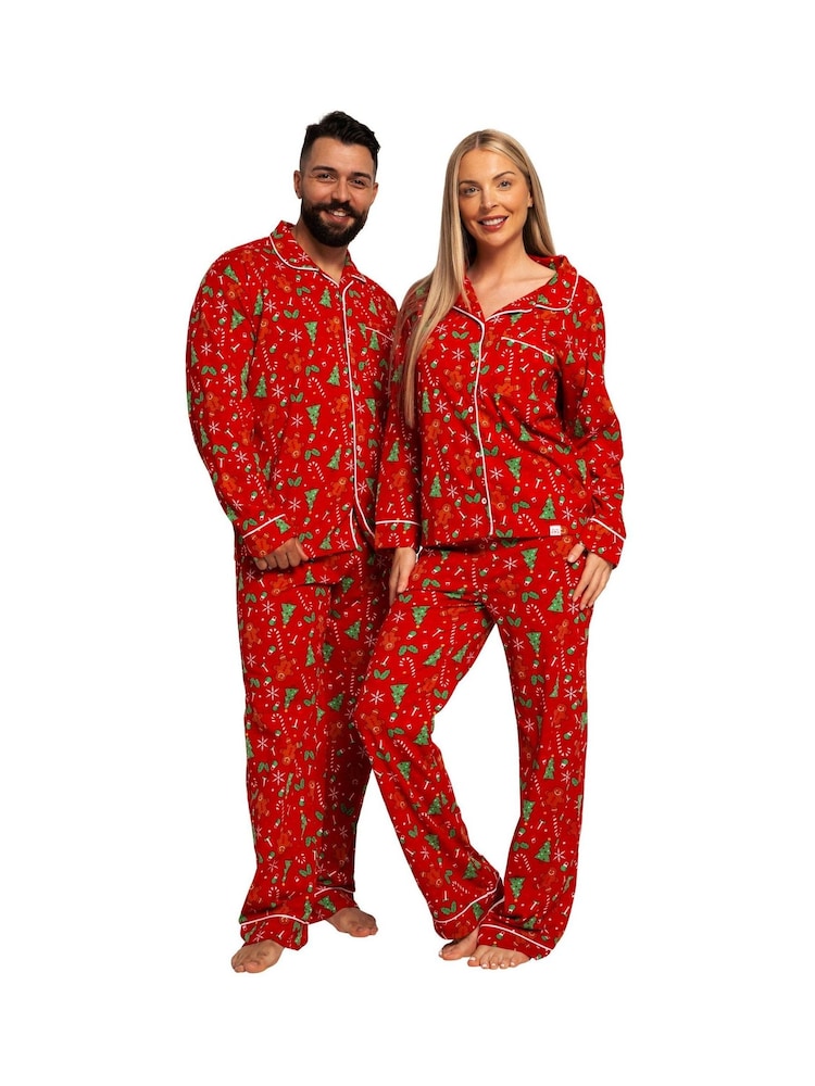 Harry Bear Red Gingerbread Christmas Pyjamas - Image 5 of 11