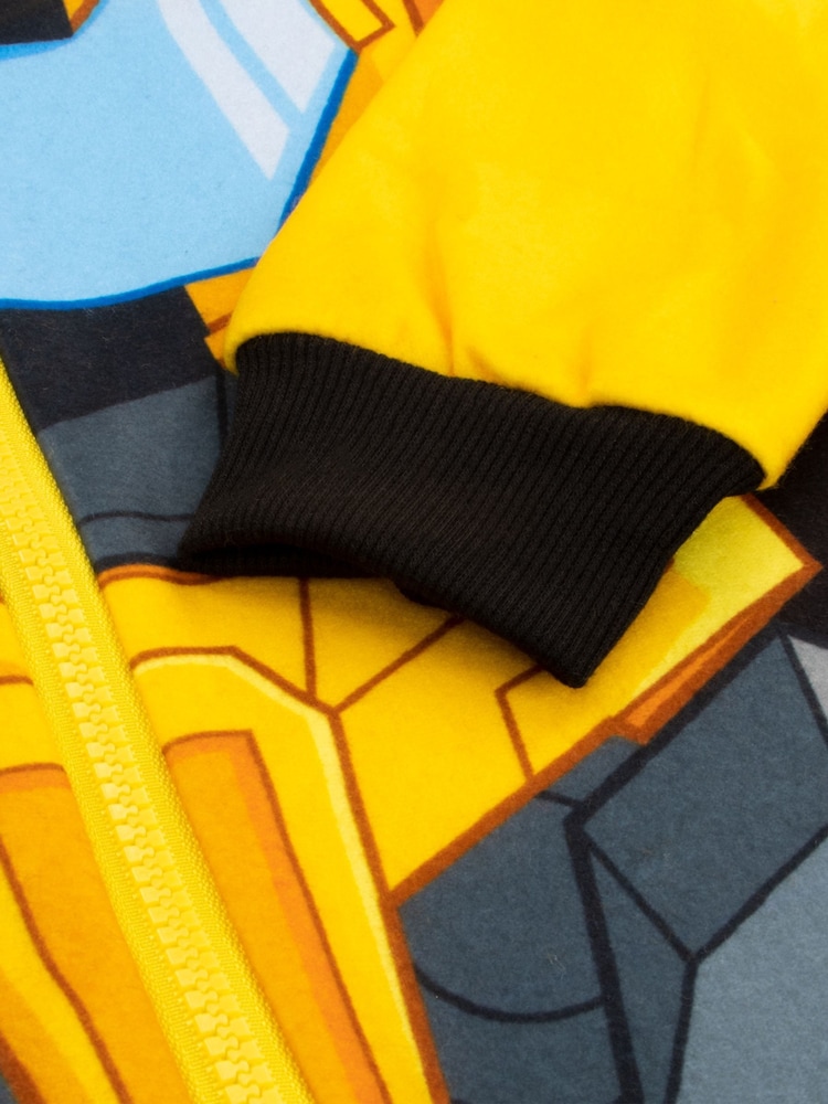 Character Yellow Transforrmers Bumblebee Onesie With 3D Horns - Image 11 of 11