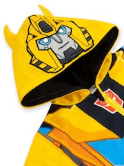 Character Yellow Transforrmers Bumblebee Onesie With 3D Horns - Image 9 of 11