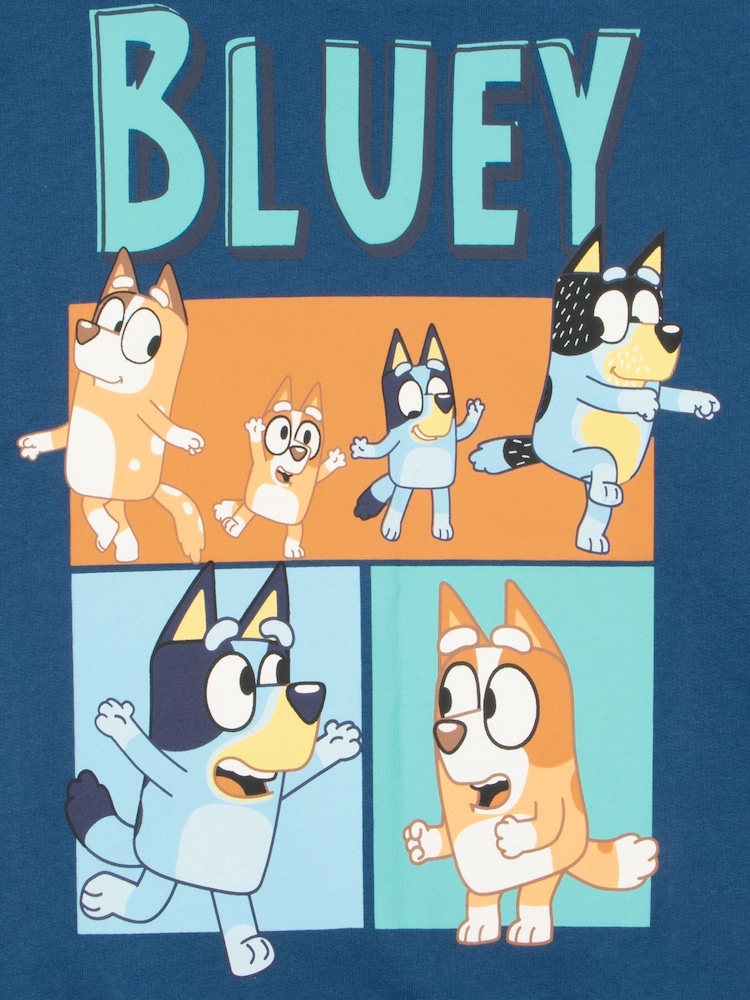Character Blue Bluey And Bingo 100% Cotton Sweatshirt - Image 9 of 9