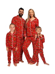 Harry Bear Red Gingerbread Christmas Pyjamas - Image 1 of 5