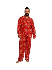 Harry Bear Red Gingerbread Christmas Pyjamas - Image 1 of 11