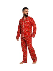 Harry Bear Red Gingerbread Christmas Pyjamas - Image 3 of 11