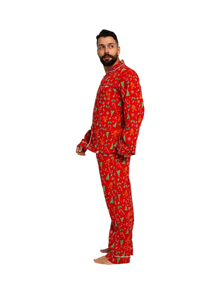 Harry Bear Red Gingerbread Christmas Pyjamas - Image 4 of 11