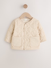 Neutral Baby Quilted Jacket - Image 1 of 7