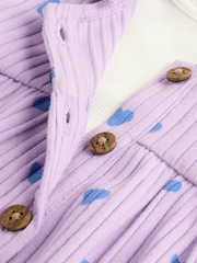 Purple Hearts Baby Jersey Dungarees (0mths-2yrs) - Image 12 of 14