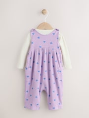 Purple Hearts Baby Jersey Dungarees (0mths-2yrs) - Image 2 of 14