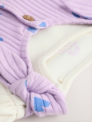 Purple Hearts Baby Jersey Dungarees (0mths-2yrs) - Image 7 of 14