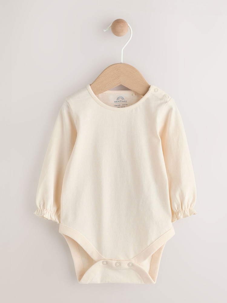 Blue Embroidered Denim Baby Long Sleeve Bodysuit & Dungaree Set (0mths-2yrs) - Image 3 of 8