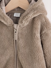 Nerzbraun - Fleece Baby Zip Jacket - Bild 4 von 7