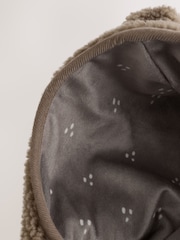 Mink Brown Baby Borg Hooded Jacket - Image 7 of 8