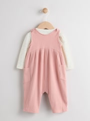Pink Baby Jersey Dungarees (0mths-2yrs) - Image 2 of 14