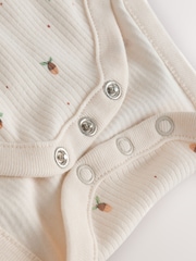 Neutral Broderie Baby Dungarees and Bodysuit 2 Piece Set (0mths-2yrs) - Image 3 of 7