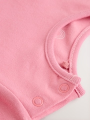 Cream / Pink Character Dungaree and Bodysuit Two Piece Baby Set (0mths-3yrs) - Image 11 of 15