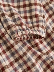 Berry/ Cream Gingham Baby Dress and Waistcoat 2 Piece Set (0mths-2yrs) - Image 14 of 14